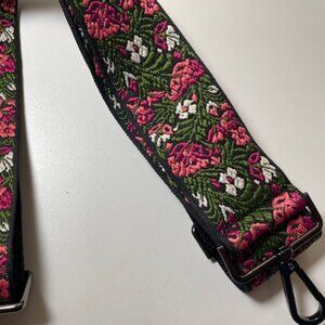 Floral Woven Purse Strap New